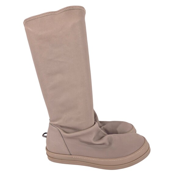 Rick Owens Slouch Boots US 11 IT 44 Mens Bone Leather $1450 main image 6